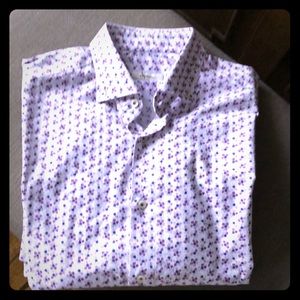 Ingram print long-sleeve shirt.